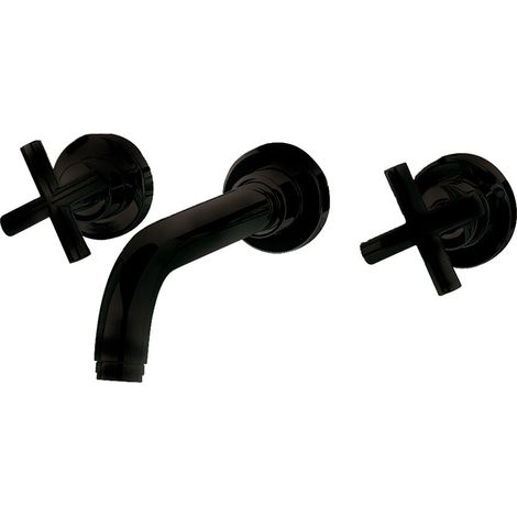 PRESTO 8245616 MATRIX Grifo Lavabo Mural Negro - ref: 8245616