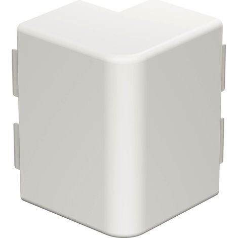 OBO Bettermann Tapa de ángulo exterior 60x130mm policloruro de vinilo blanco puro RAL 9010, 6192343