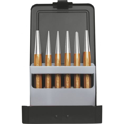 GEDORE RED 3300825 - Jeu de poinçons D.1-10mm poinçon 6 pcs , R90100006 (1/3)