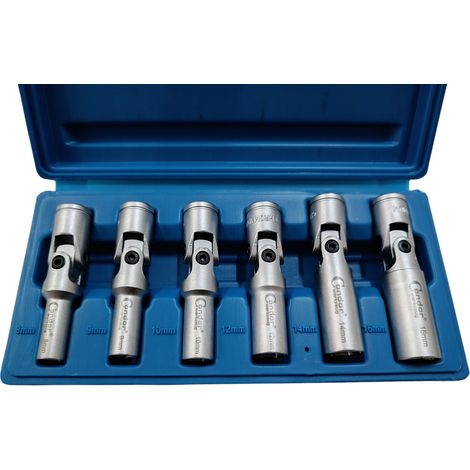 SET 6PZ BUSSOLE SNODATE PER CANDELETTE 3/8" 8-16mm LUNGHEZZA 72/80mm CONDOR