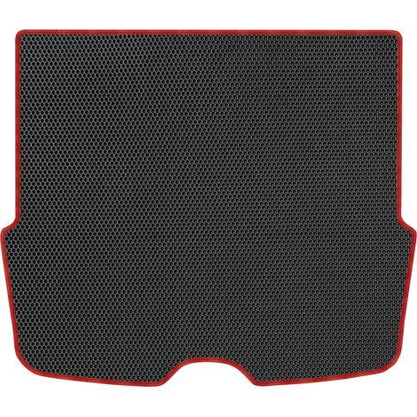 Alfombrilla de maletero de EVA para Ford Focus I Kombi de 1999-2004, revestimiento tipo panal de abeja - NEGRO (1/5)