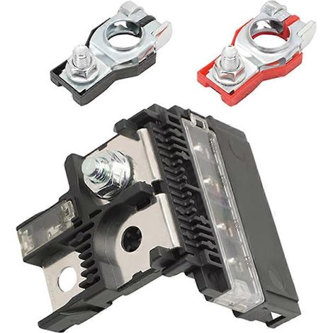 Boîtier de fusibles de batterie compatible avec clip de borne positive de la batterie (1/5)
