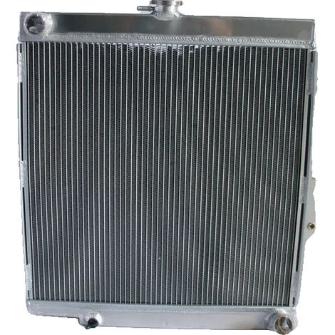 Radiador de aleación de aluminio, ajuste personalizado para SUV de tamaño completo de la serie 75, para modelos HZJ75 (1990-2001), ubicación frontal, refrigeración de alta eficiencia. (1/5)