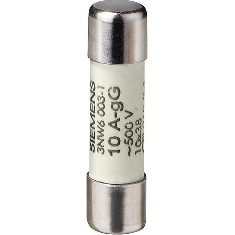 SIEMENS Zylindersicherung 2A MT 10x38mm 500V/AC 3NW6002-1 (1/5)