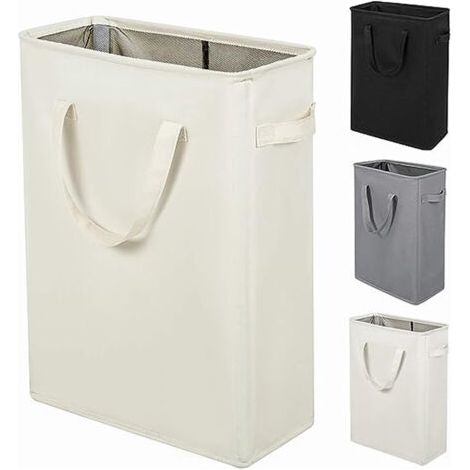 45L Paniers à Linge avec Poignées Panier à Linge Mince avec Pliable Panier à Linge Grand panier a linge sale pour chambre salon chambre d'enfant salle de bain et voyage