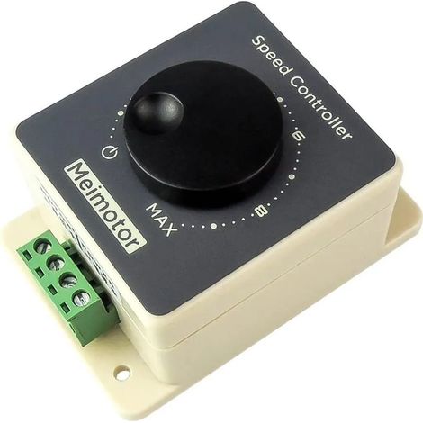 Contrôleur de vitesse pour moteur CC 10-60 V, variateur rotatif PWM HHO avec boîtier étanche (1/5)
