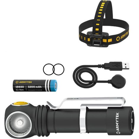 ArmyTek Wizard C2 WR Magnet White & Red LED Stirnlampe mit Magnethalterung akkubetrieben 1100 lm 3 h (1/5)