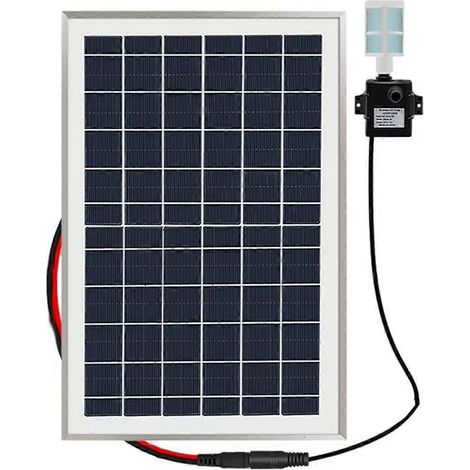 Pompes à eau solaires avec filtres, pompes submersibles pour la circulation des bassins à poissons, accessoires pour l'énergie solaire (1/5)