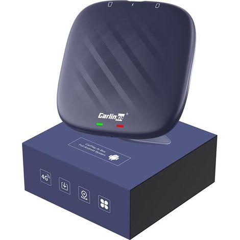 Carlinkit CPC200-TBOX Plus 8GB/128GB 4G LTE Azul - Internet AI Box compatible con CarPlay y Android Auto (1/5)