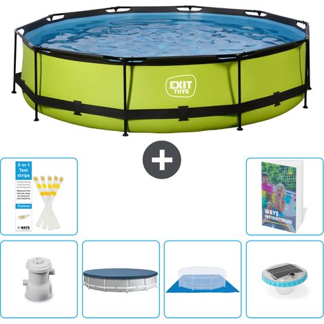 Exit Pool Rund - 360x76 cm - 7-teilig S248