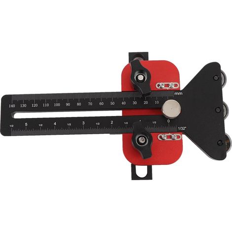 Table Saw Jig – Aluminum Alloy Tool with 3 Pulleys for Fine Woodworking – Quick U-Slot Installation for Secure Sheet and (1/5)