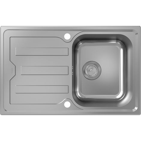 hansgrohe S44 Evier encastré 342, acier inoxydable, avec