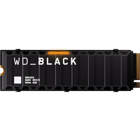 Dissipatore di calore da gioco wd black sn850x pcie ssd gen 4 da 1 tb