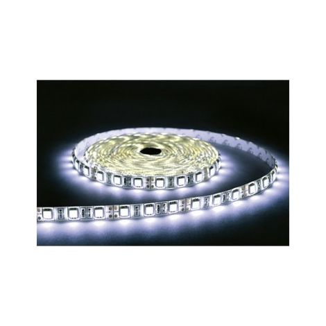 BANDEAU LED 72W (560W) 12V IP67 (GAINE SILICONE) BLANC JOUR