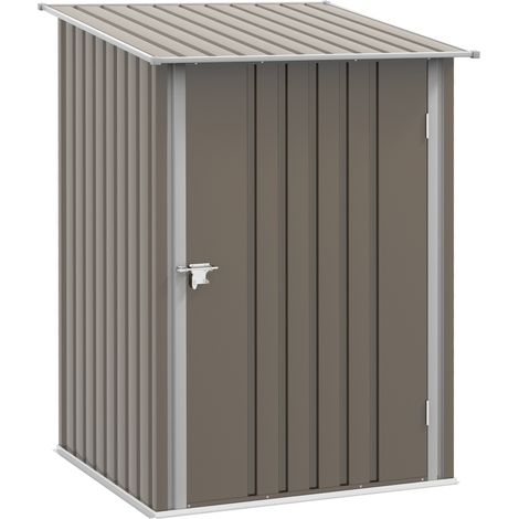 Abri de Jardin 1m², 1L x 1.03l x 1.6H m, tôle d'acier ondulée, Remise pour Outils, cabanon Porte verrouillable