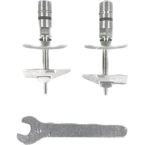 Ensemble de quincaillerie ETA081-CP pour Odeon Up Confort siège avec chute amortie Jacob Delafon