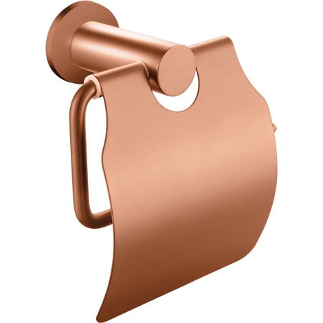 Aloni Toilettenpapierrollenhalter mit Deckel Kupfer gebürstet (1/2)