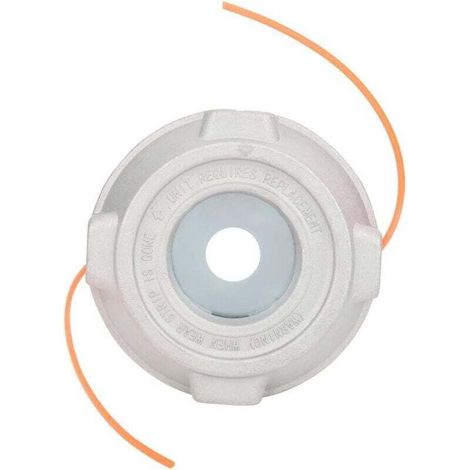Tete Debroussailleuse Universelle, Tête de coupe-bordures en aluminium argenté 135 mm / 5,3 in