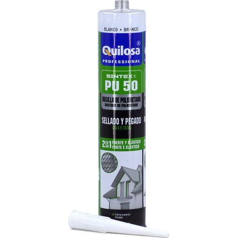 Cartouche de mastic polyuréthane blanc sintex pu-50 quilosa