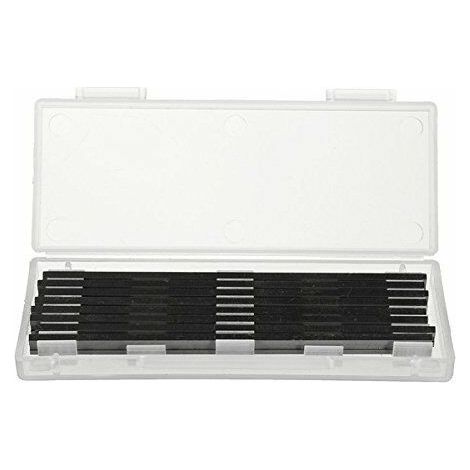 Pack of 10 82 mm x 5.5 mm HSS reversible planer blades for Bosch Black Decker Mafell