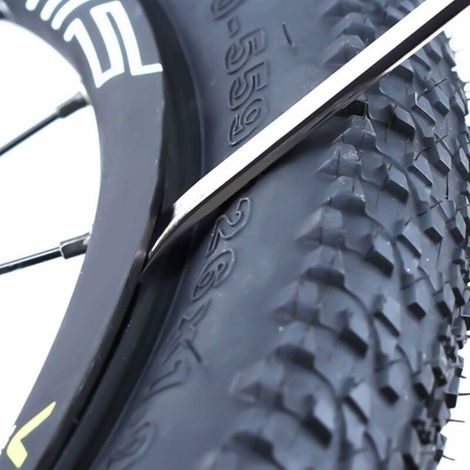 Leve per pneumatici da bicicletta, in metallo, acciaio inossidabile, pala per pneumatici, smontagomme, leve per pneumatici da bicicletta, strumento di riparazione per la rimozione di pneumatici da bic (1/4)