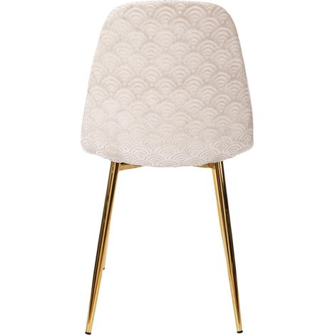 Chaise pieds dore 50x86x44 cm