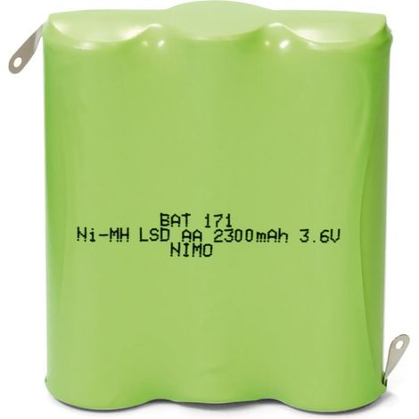 Batterie 3,6V 2300mA Ni-Mh AAx3 Préchargée