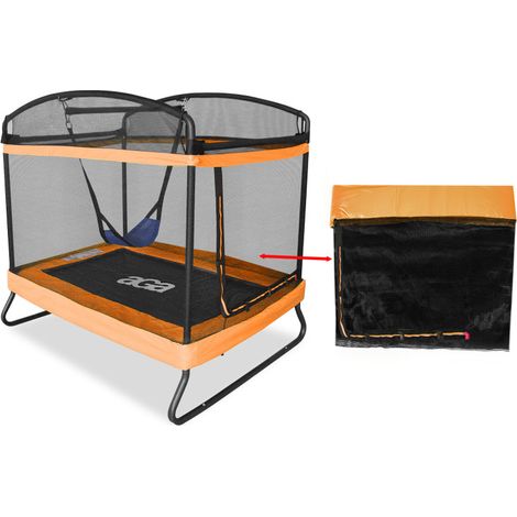 Aga Schutznetz für rechteckiges Trampolin 122x183 cm Orange (1/3)