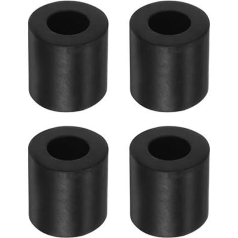4 Rondelles et entretoises en caoutchouc Ø20x10x20mm, patins ronds en néoprène anti-vibrations (1/5)