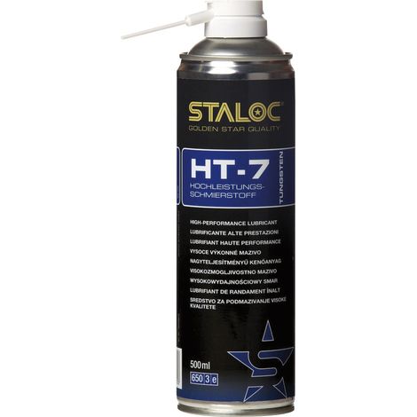 STALOC Hochleistungs-Schmierstoff HT-7 Sprüh-Öl Tungsten mit exzellenter Druck- und Temperaturbeständigkeit 500 ml (1/4)