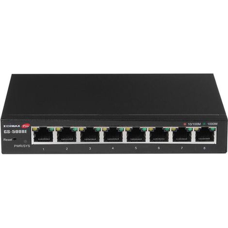 Edimax GS-5008E Smart Switch 8xGbE (1/4)