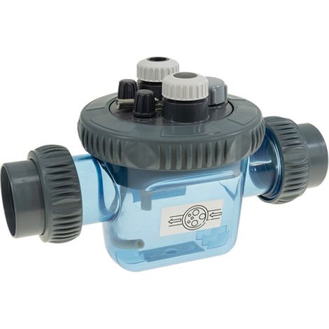 Ccei – Chambre de mesure et d'injection Zelia Pod – Pour régulation pH – Installation rapide jusqu'à 2 sondes et 2 injecteurs – Compatible électrolyseurs
