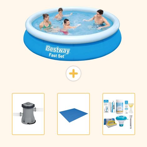 Bestway Bestway Fast Set Ronde - 366x76 cm - 4-pièces  S22279 (1/5)