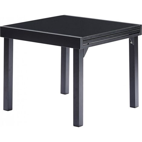 Table de jardin Modulo T 4 / 8 Full Verre Noir Wilsa Garden (1/5)