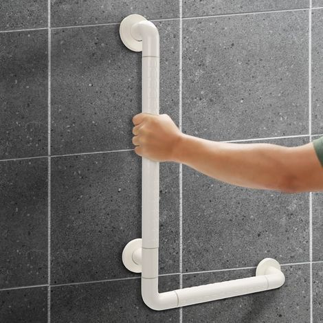 Barre D'Appui Antidérapant Poignée De Baignoire Murale Pour La Douche Et Le Bain Pour Les Personnes Handicapées, Blessées Ou Postopératoires 60x40cm (1/5)