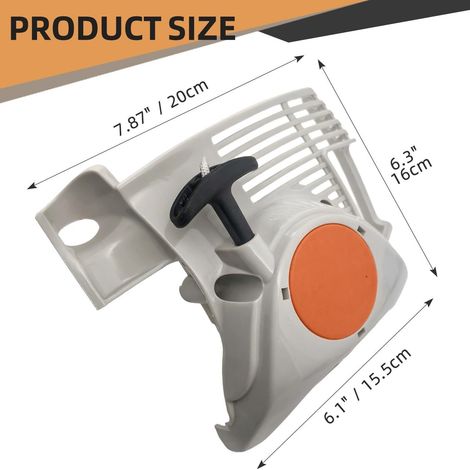 4144-190-4005 is a replacement for Stihl FS70R, FS70, and FC70 models that require a pull-back start. (1/4)