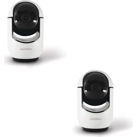 2er-Set motorisierte HomeCam Prim 2,5 K Avidsen IP-Innenkameras (1/5)