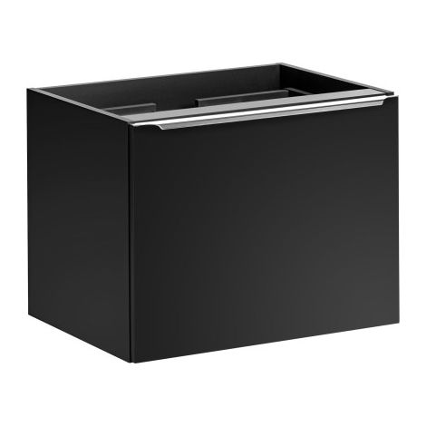Meuble sous vasque en bois - L 60 x H 46 x P 45,6 cm - Rosario Black - Livraison gratuite