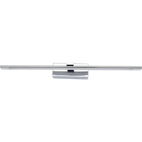 Applique murale Italux Clara LED 12W chrome moderne 57 cm