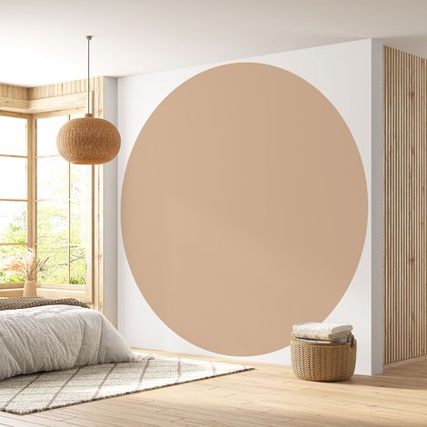 Papier peint rond / cercle - Couleur Tendance - 721 - Diamètre 30 cm (1/4)