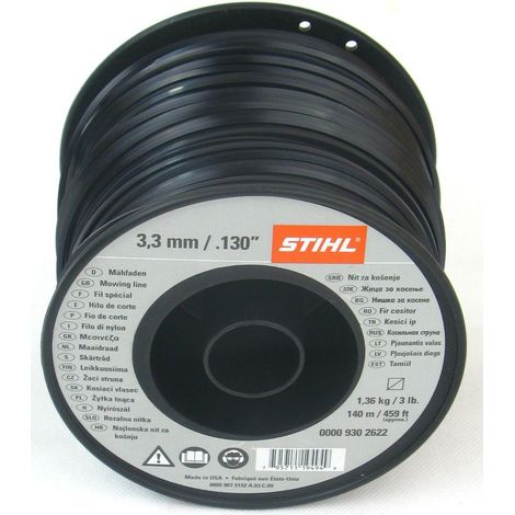 Fil de coupe Stihl 3 3 mm x 236 m carré