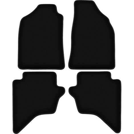 Alfombrillas de terciopelo negro BASIC para Ford Ranger MK2 (2007-2012)