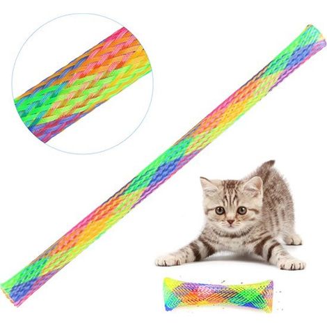 Lot de 10 jouets pour chats et chatons - Boinks / ressorts - Couleurs variées - Jouets interactifs (1/5)