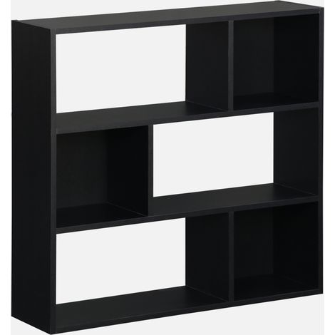 Librería de 3 estantes con 6 compartimentos (1/4)