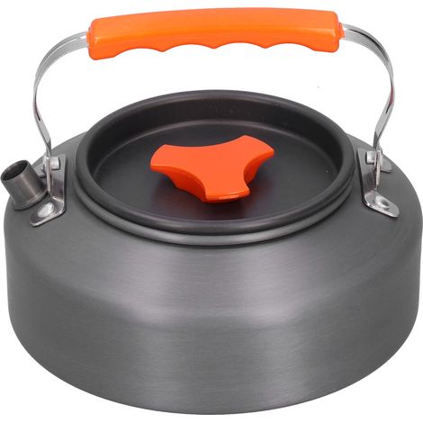 Bouilloire Camping Portable 1.1L en Aluminium pour Randonnée et Pique-nique (1/5)