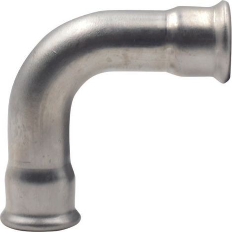 Codo 90° presión FF 1,2mm DN22 acero inoxidable AISI 316L - Idrhaus