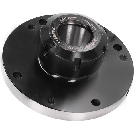 Mandrin de Fraiseuse CNC 125mm avec 7 Trous pour Tour et Usinage (1/5)