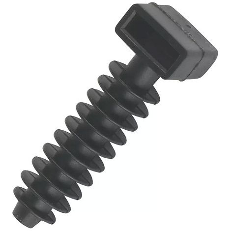 Lot de 100 embases - cheville à frapper noire (EMB8F) (1/2)