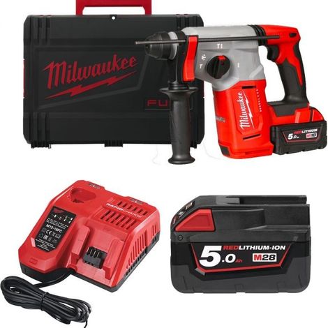 M18 BLH-502X Milwaukee Tassellatore 18 Volt 26 mm 5,0Ah Brushless valigetta HeavyDuty (1/5)