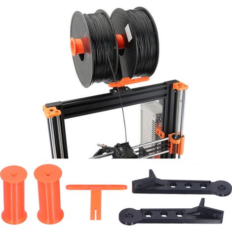 Zweifarbiger PETG-Filamenthalter mit Verbrauchsmaterialhalter für Prusa i3 MK3S Bear (1/5)
